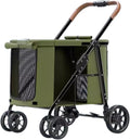 Pet Pushchair Foldable Pet Stroller with 4 Wheels