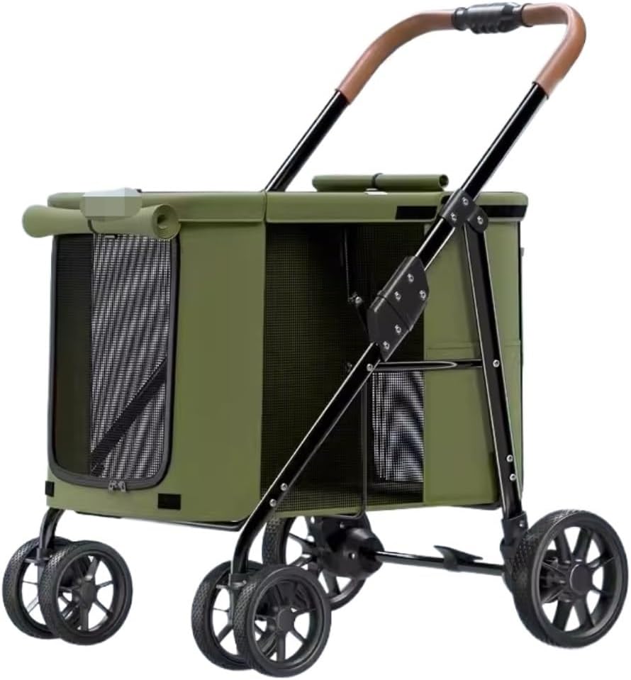 Pet Pushchair Foldable Pet Stroller with 4 Wheels