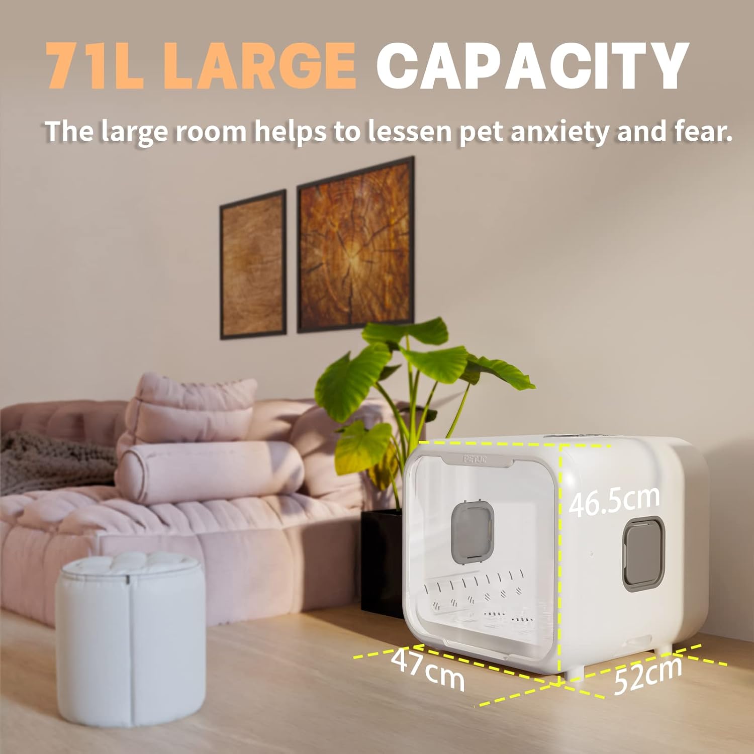 Automatic Pet Dryer Box for Cats and Small Dogs