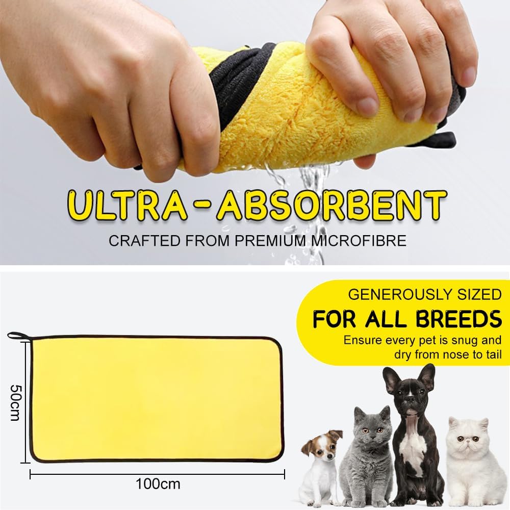 Super Absorbent Pet Grooming Dog Towel
