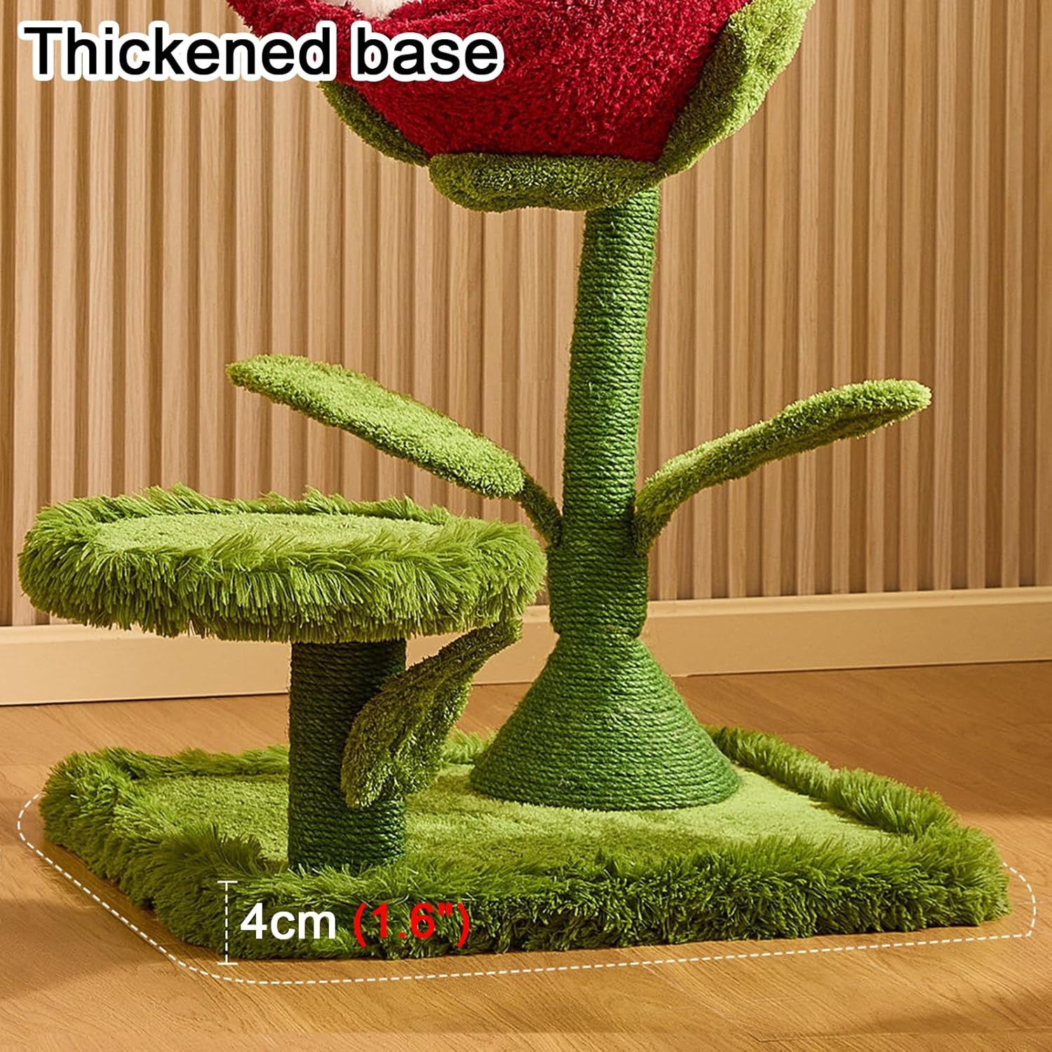 Rose Cat Tree with Sisal Rope Scratching