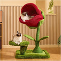 Rose Cat Tree with Sisal Rope Scratching